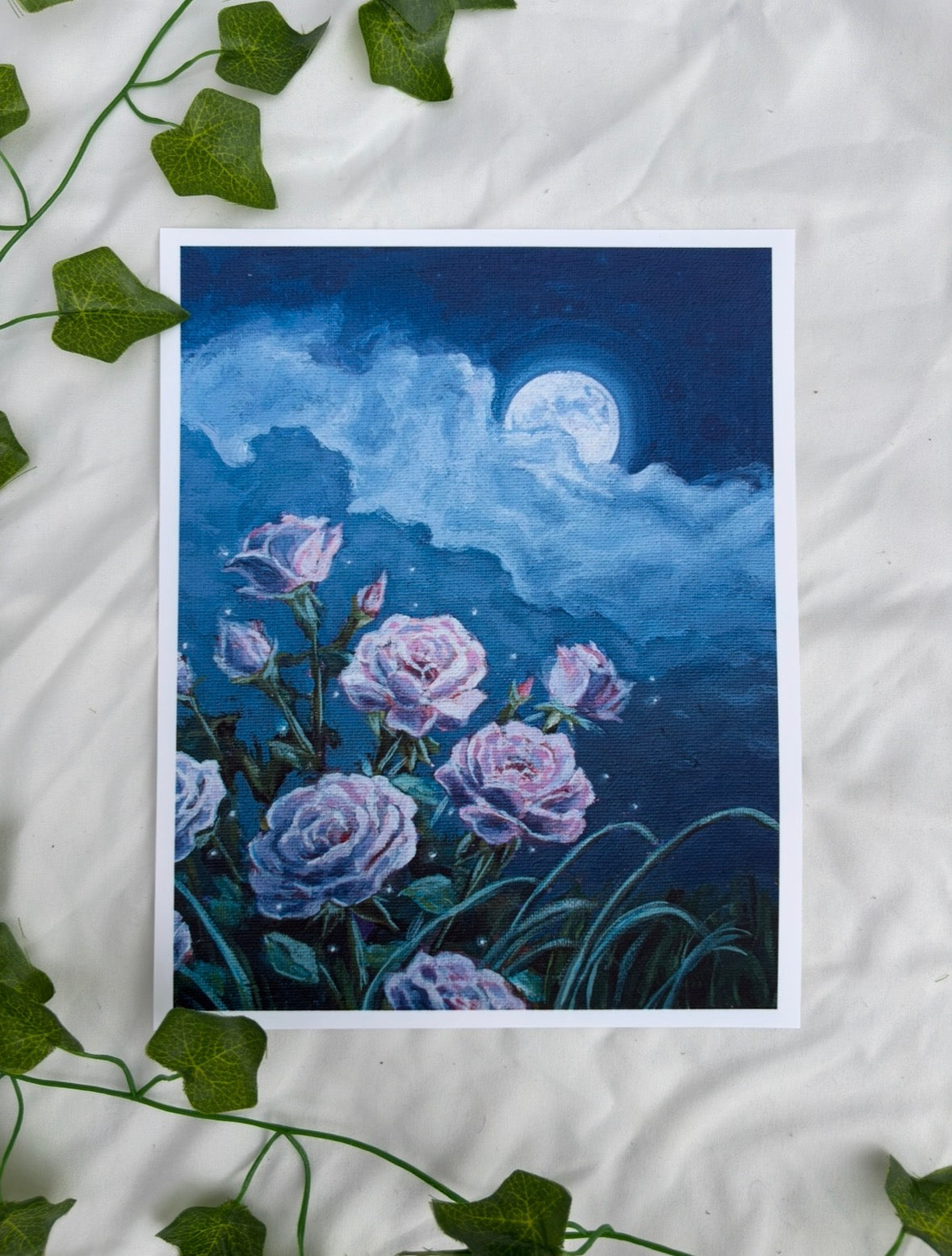 Impression d'art: Lune des Fleurs