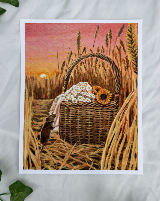 Impression d'art: Panier Douillet