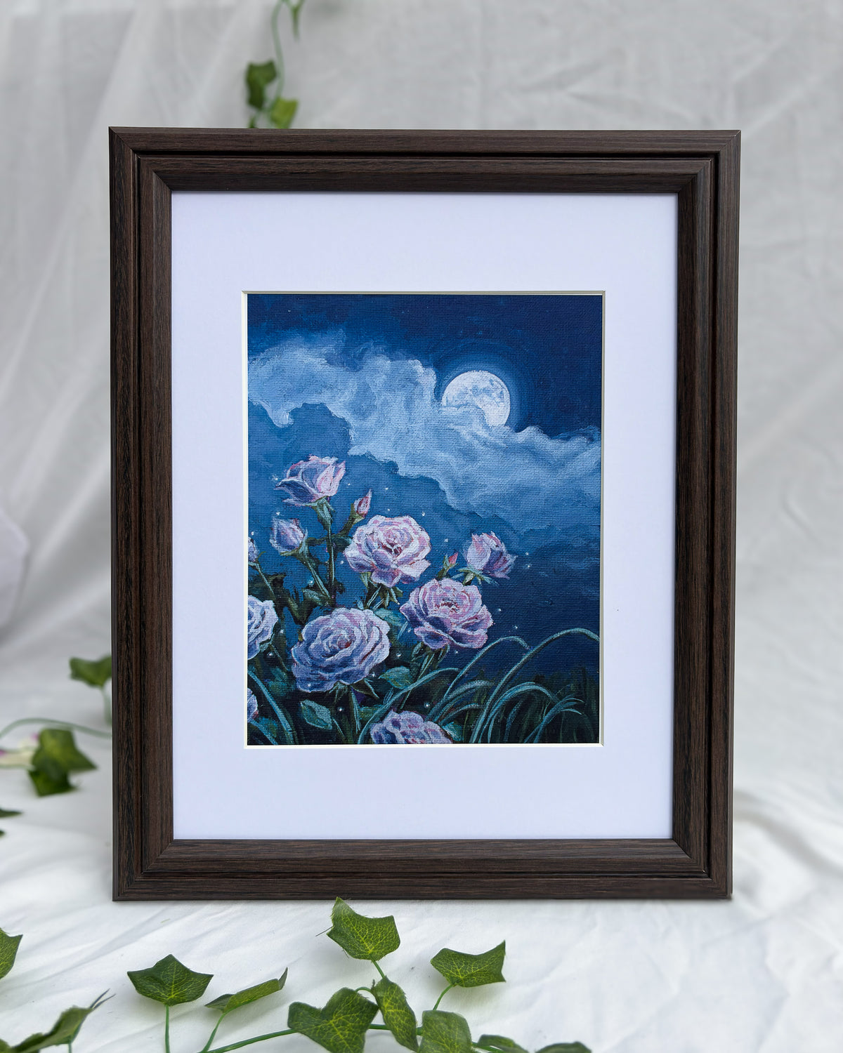Impression d'art: Lune des Fleurs